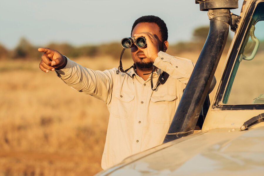 Safari guide in Tanzania